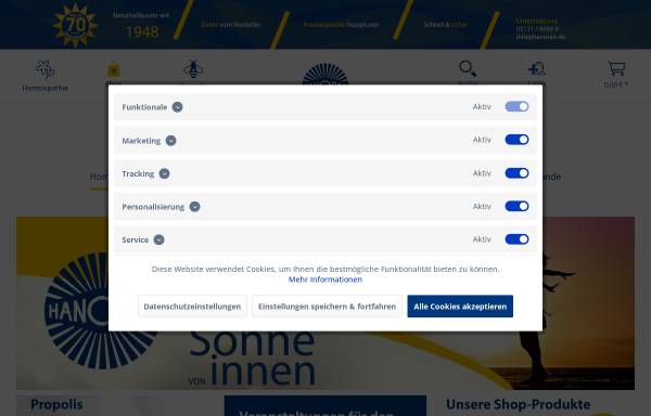 Vorschau von hanosan.de, Hanosan GmbH