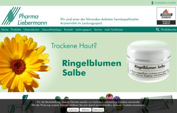Vorschau von www.pharma-liebermann.de, Pharma Liebermann