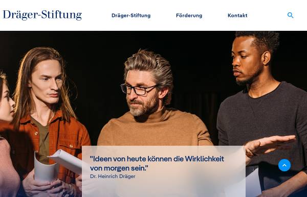 Vorschau von www.draeger-stiftung.de, Dräger-Stiftung München/Lübeck