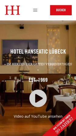 Vorschau der mobilen Webseite hotelhanseatic.de, Hotel Hanseatic