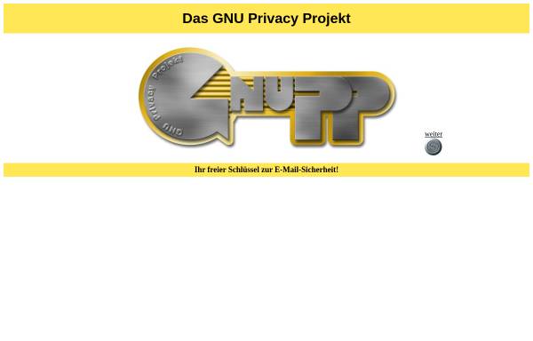 GNU Privacy Projekt