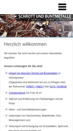 Schrotthandel U. Bärsch in Nieder Seifersdorf