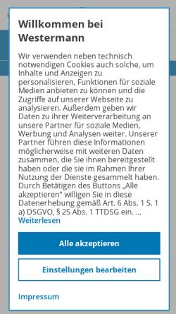 Vorschau der mobilen Webseite verlage.westermanngruppe.de, audio media verlag GmbH