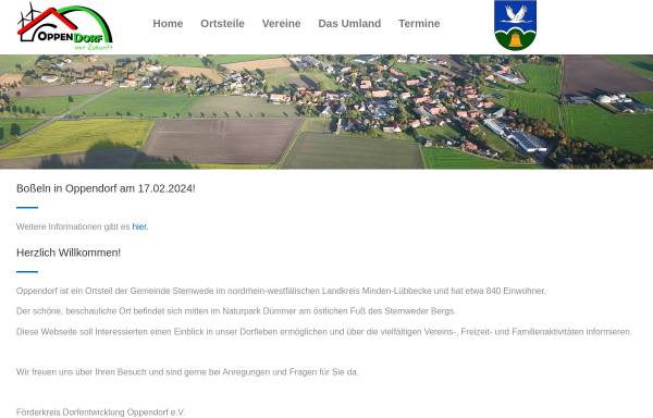 Vorschau von www.oppendorf.de, Oppendorf