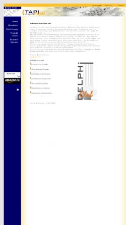 Vorschau der mobilen Webseite tapi.delphiclub.de, Telefonieren mit Delphi