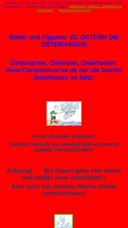 Vorschau der mobilen Webseite www.dentosearch.de, Cartoonboerse.de