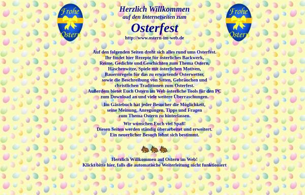 Vorschau von www.ostern-im-web.de, Rund ums Osterfest