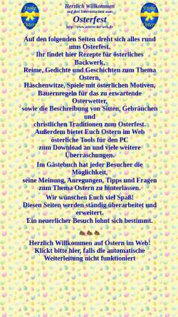 Vorschau der mobilen Webseite www.ostern-im-web.de, Rund ums Osterfest