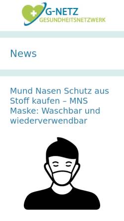 Vorschau der mobilen Webseite www.g-netz.de, Alles Gute zum Muttertag - Eisenhut für die Schwiegermutter