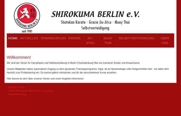 Vorschau von www.shirokuma.de, Shirokuma Berlin e.V.