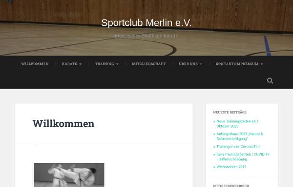 Vorschau von www.scmerlin.de, Sportclub Merlin e.V.