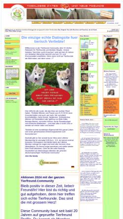 Vorschau der mobilen Webseite tierfreund.com, Tierfreund.community
