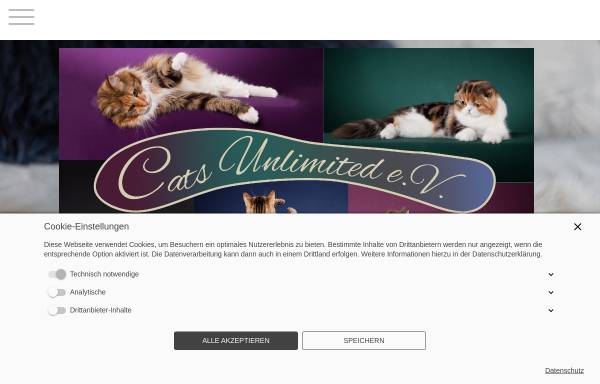 Vorschau von www.cats-unlimited.de, Cats Unlimited