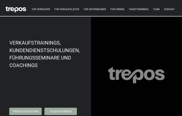 Vorschau von www.trepos.ch, TREPOS GmbH