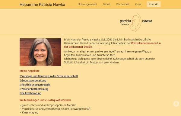 Vorschau von www.patricia-hebamme.de, Nawka, Patricia