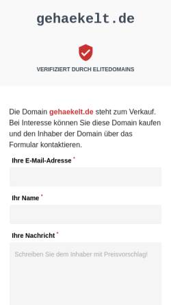 Vorschau der mobilen Webseite www.gehaekelt.de, Gehäkelt.de