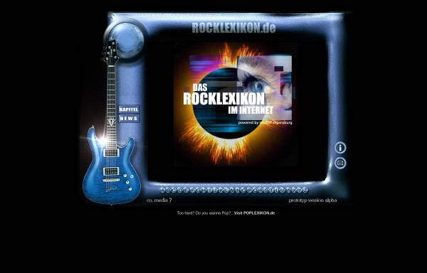 Vorschau von www.rocklexikon.de, Online-Rocklexikon