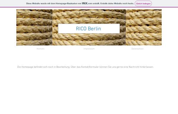 Vorschau von www.rico-berlin.de, Fritz Richter & Co GmbH & Co. KG