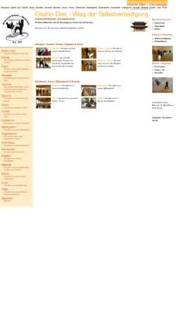 Vorschau der mobilen Webseite www.goshin-dao.de, Goshin Dao