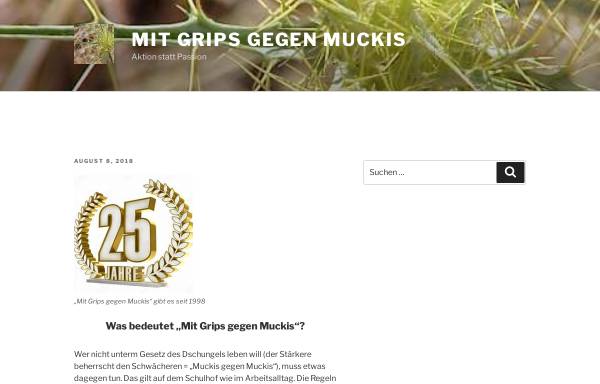 Vorschau von www.mit-grips-gegen-muckis.de, Mit Grips gegen Muckis