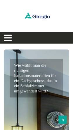 Vorschau der mobilen Webseite www.giregio.de, GiRegio