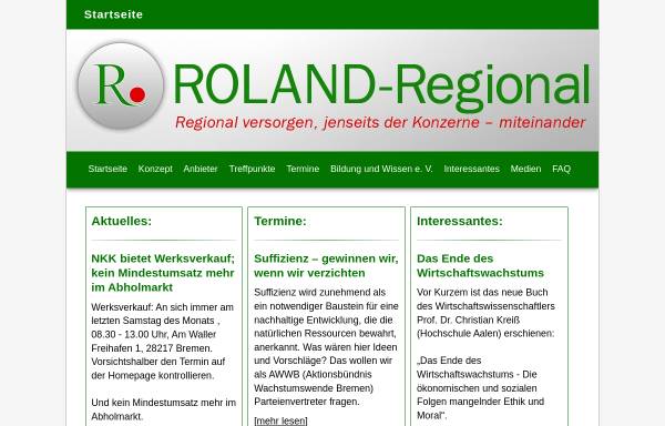 Roland Regional - Verein für nachhaltiges Wirtschaften
