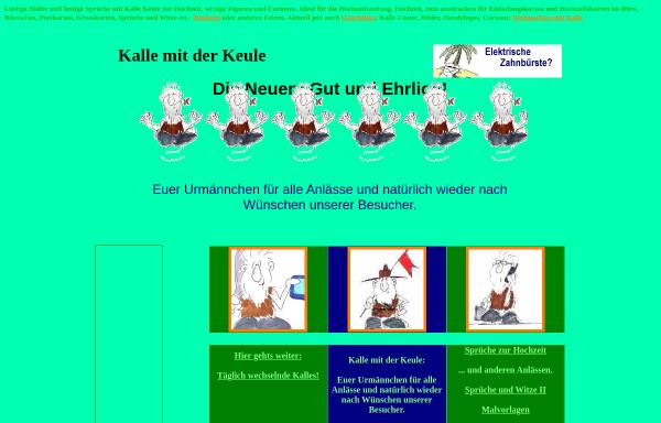 Vorschau von www.kalle-mit-der-keule.de, Kalle mit der Keule