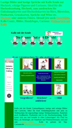 Vorschau der mobilen Webseite www.kalle-mit-der-keule.de, Kalle mit der Keule