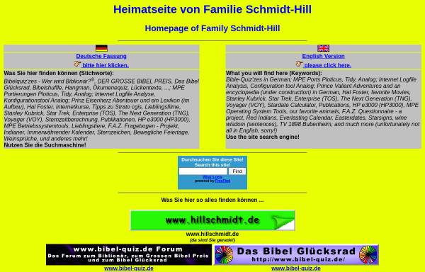 Vorschau von www.hillschmidt.de, Prinz Eisenherz Fanpage