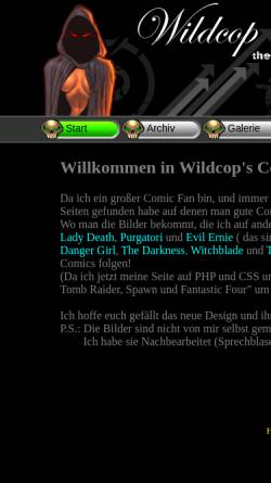 Vorschau der mobilen Webseite www.wildcop.de, WildCops Gallery HomePage