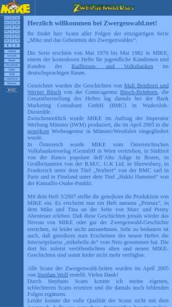Vorschau der mobilen Webseite www.zwergenwald.net, Zwergenwald