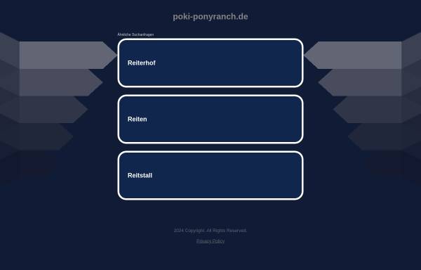 Vorschau von www.poki-ponyranch.de, PoKi Ponyranch