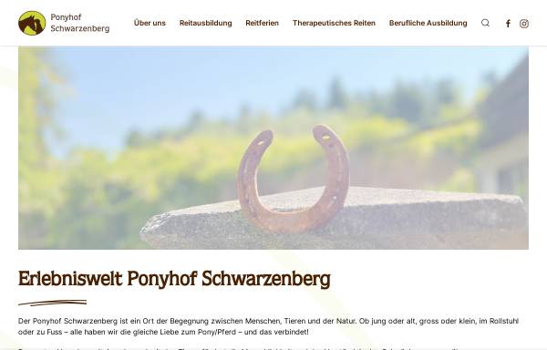 Vorschau von www.ponyhof.ch, Ponyhof Schwarzenberg