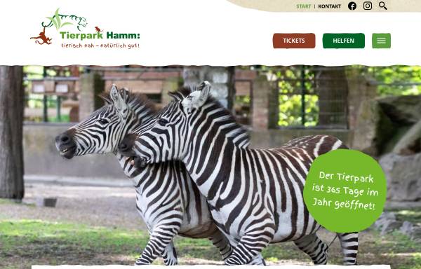 Vorschau von www.tierpark-hamm.de, Tierpark Hamm gGmbH