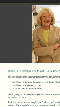 Vorschau der mobilen Webseite www.lydia-maier.de, Lydia Maier - Imageberatung