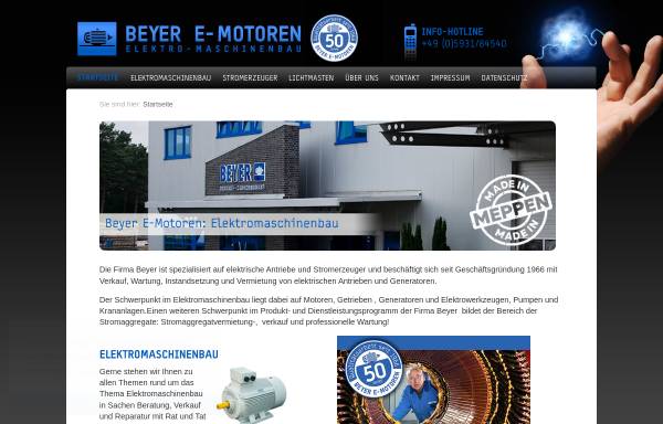 Vorschau von www.beyer-meppen.de, Bernhard Beyer GmbH & Co. KG