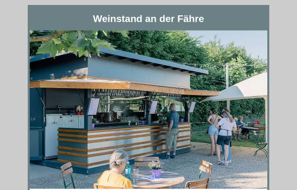 Vorschau von www.weinstand-faehre.de, Weinstand Fähre