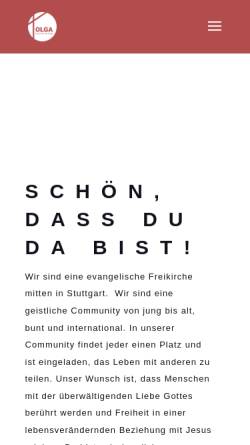 Vorschau der mobilen Webseite www.olga-gemeinde.de, OLGA-Gemeinde