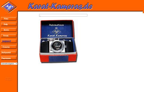 Vorschau von www.karat-kameras.de, Karat-Kameras.de