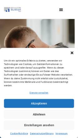 Vorschau der mobilen Webseite www.automa-burkhart.de, AUTOMA Burkhart GmbH