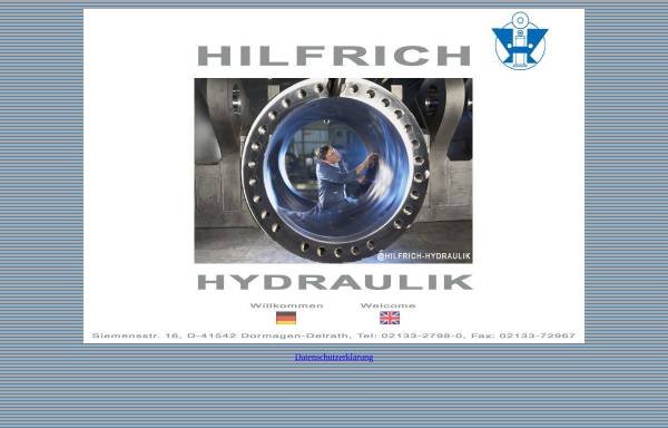 Vorschau von www.hilfrich-hydraulik.de, B. Hilfrich GmbH
