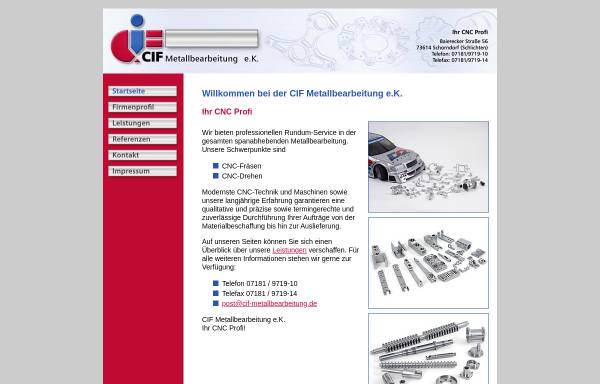 CIF Metallbearbeitungs-GmbH