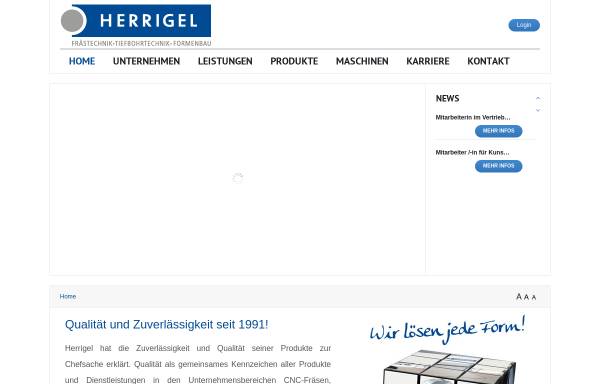 Vorschau von www.herrigel-cnc.de, CNC-Frästechnik, Inh. Ralf Herrigel