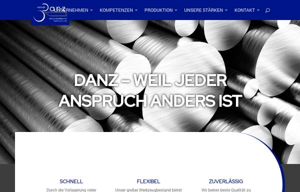 Vorschau von www.danz-metallverarbeitung.de, Danz Metallverarbeitung GmbH