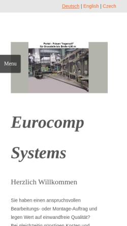 Vorschau der mobilen Webseite www.eurocomp-systems.de, EuroComp Systems
