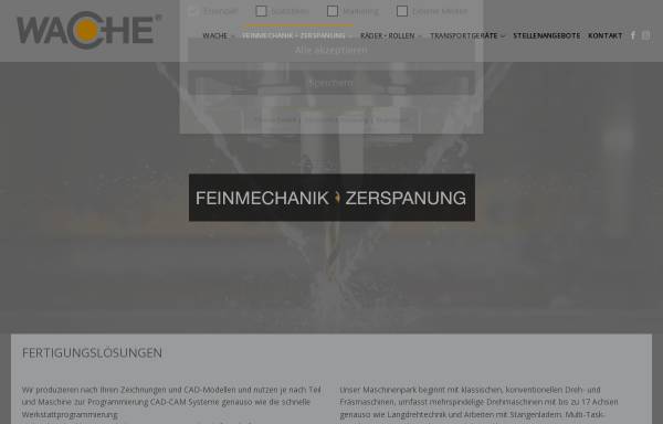 Vorschau von www.feinmechanik-online.de, Feinmechanik Meyer GmbH