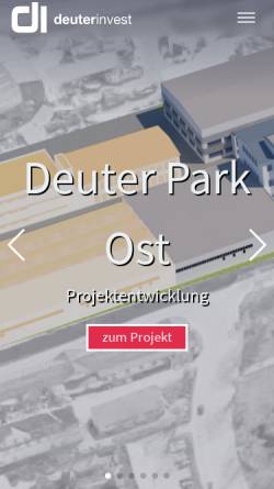 Vorschau der mobilen Webseite www.deuter.de, Deuter GmbH