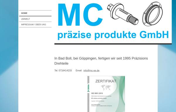 Vorschau von mc-pp.de, MC präzise produkte GmbH