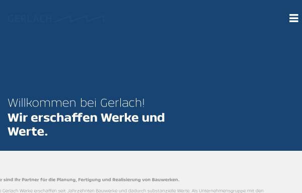 Vorschau von www.gerlach-werke.de, Gerlach-Werke Gerätebau GmbH