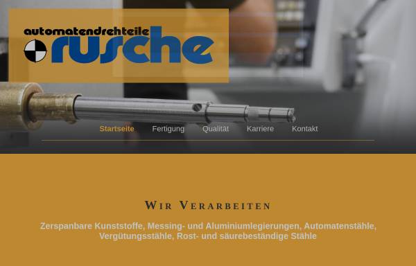 Vorschau von www.rusche-drehtechnik.de, Rusche Drehtechnik, Inh. Jörg Rusche